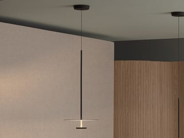 FLAT 5935 - LED metal pendant lamp by Vibia