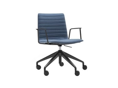 FLEX CORPORATE SO1670 - Height-adjustable office chair with armrests with 5-Spoke base by Andreu World