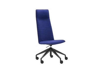 FLEX EXECUTIVE SO1867 - Height-adjustable office chair with 5-Spoke base with headrest by Andreu World