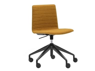 FLEX HIGH BACK SI1663 - Height-adjustable office chair with armrests with 5-Spoke base by Andreu World