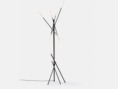 CROSSROAD - Painted metal floor lamp by Bonaldo