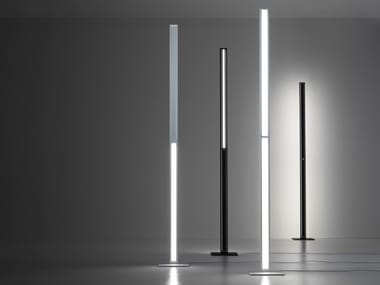TABLET - LED adjustable aluminium floor lamp by Stilnovo