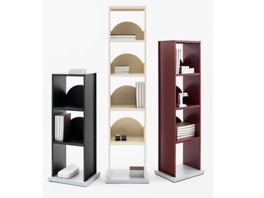 FLOREANA - Open painted metal bookcase by Danese Milano