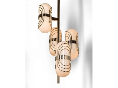 FLORO - Blown glass pendant lamp by Visionnaire