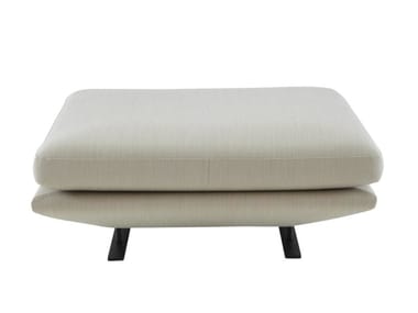 PRADO - Upholstered fabric footstool by Ligne Roset