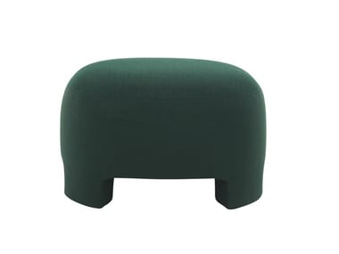 TARU - Upholstered fabric footstool by Ligne Roset