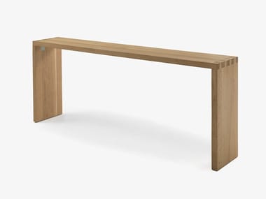 FRAME - Rectangular solid wood console table by Riva 1920
