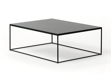 FRAMELESS - Low rectangular metal coffee table by Prostoria