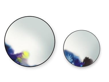 FRANCIS - Round mirror with aluminium frame by Petite Friture