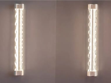 FRENESI - Glass wall lamp by FontanaArte