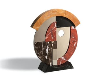 FRIENDS - Table-top framed marble mirror by Salvatori