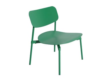 FROMME - Stackable powder coated aluminium easy chair by Petite Friture