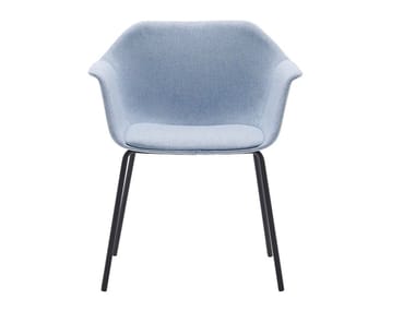 GALA SO0719 - Upholstered fabric chair with armrests by Andreu World