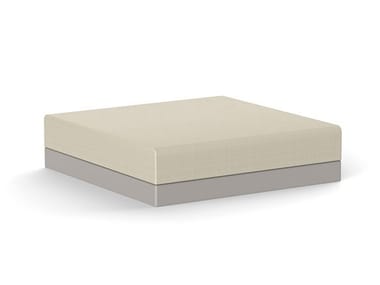 PIXEL - Square woven vinyl garden pouf by Vondom