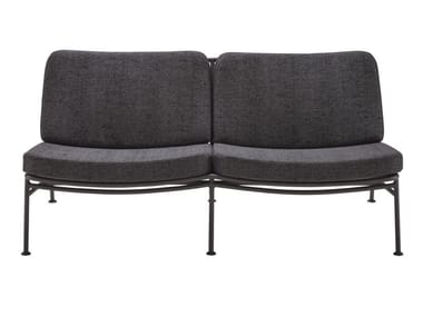 BACKPACK 2 - 2 seater fabric garden sofa by Ligne Roset