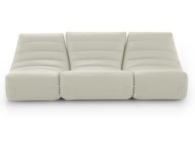 SAPARELLA - 3 seater modular fabric garden sofa by Ligne Roset