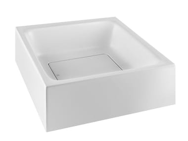 RETTANGOLO - Square single Cristalplant® washbasin by Gessi