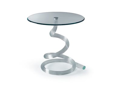 GHIBLI - Round glass coffee table by Reflex