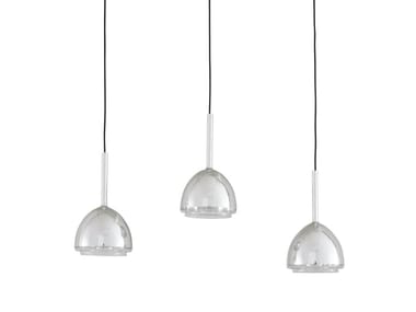 CHROME BELL - LED Borosilicate glass pendant lamp by Ligne Roset