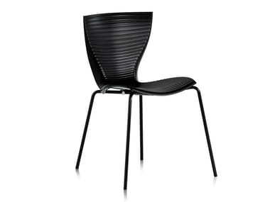 GLORIA - Stackable polypropylene chair by Slide