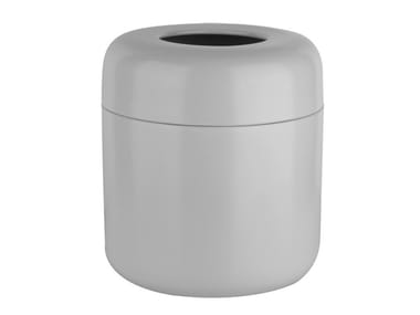GOCCIA - Porcelain stoneware bathroom waste bin by Gessi