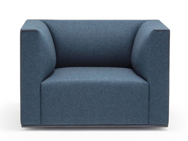 GRAND RAGLAN BU2114 - Fabric armchair with armrests by Andreu World