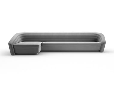 GRANTURISMO - Fabric sofa with chaise longue by Reflex