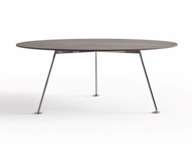 GRASSHOPPER - Round meeting table by Knoll