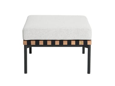 GRID - Upholstered modular square pouf by Petite Friture