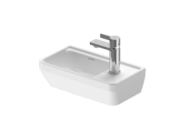 D-NEO - Rectangular ceramic handrinse basin by Duravit