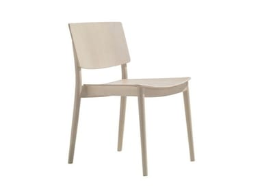 HAPPY SI0374 - Stackable wooden chair by Andreu World