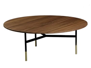 HARRI - Round wooden coffee table by more