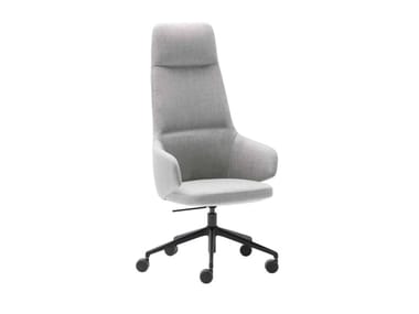 BINAR EXECUTIVE - Height-adjustable fabric executive chair with castors by Inclass