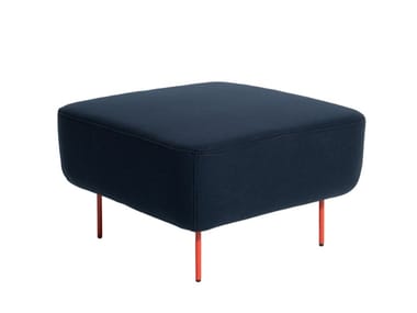 HOFF - Upholstered square fabric pouf by Petite Friture