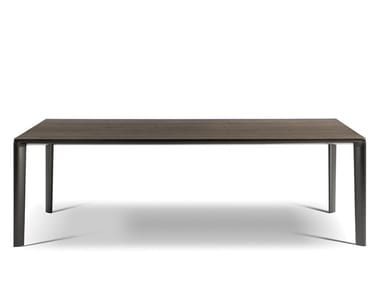 HOMEY - Rectangular wooden table by Poltrona Frau