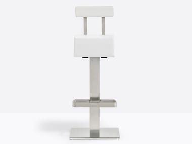 HX 4448 - High stool with back with footrest by Pedrali