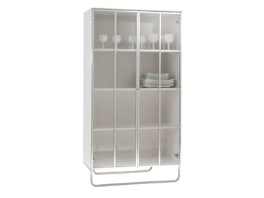 HYANNIS PORT - Wood and glass display cabinet by Ligne Roset