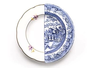 HYBRID FILLIDE - Round porcelain deep plate (Request Info)