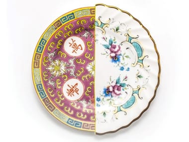 HYBRID EUDOSSIA - Round porcelain dessert plate (Request Info)