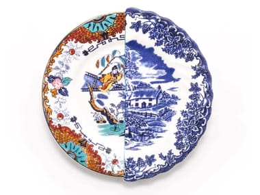 HYBRID VALDRADA - Round porcelain dessert plate (Request Info)