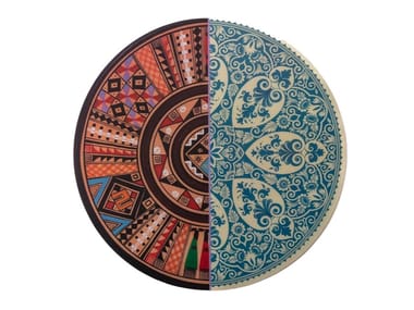 HYBRID HUARICANGA - Round cork placemat (Request Info)