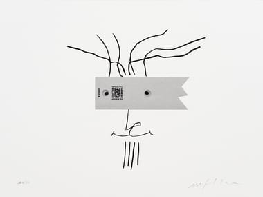 I VOLTI, CINQUE - Paper Silkscreen by Danese Milano