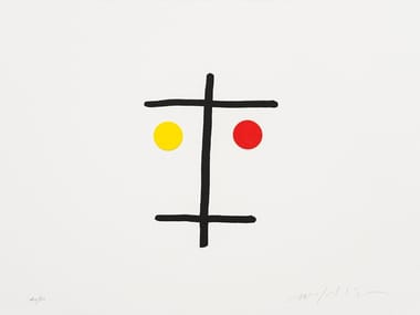 I VOLTI, TRE - Paper Silkscreen by Danese Milano