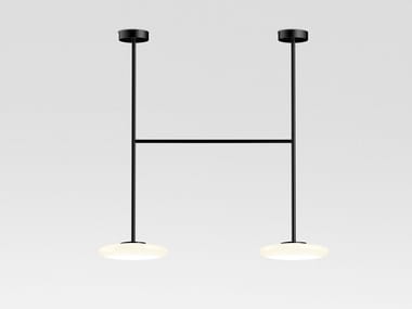 IHANA x2 - LED glass and steel ceiling lamp by Marset