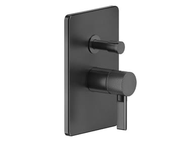 INCISO - Chromed brass shower mixer with diverter by Gessi