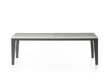 INOUT 143/144 - Carrara marble garden table by Gervasoni