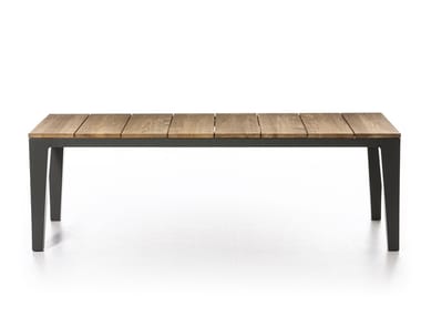 INOUT 143/144 - Teak garden table by Gervasoni