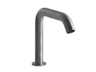 INTRECCIO - Countertop electronic stainless steel washbasin tap by Gessi