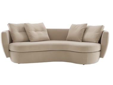 IPANEMA - Curved 3 seater fabric sofa by Ligne Roset