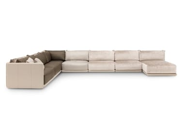ISLAND - Corner sectional sofa with chaise longue by Sicis